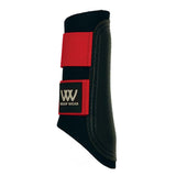 Woof Wear Club Brushing Boot - Colour Fusion #colour_black-royal-red