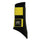 Woof Wear Club Brushing Boot - Colour Fusion #colour_black-sunshine-yellow
