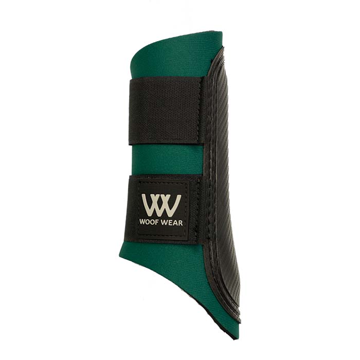 Woof Wear Club Brushing Boot #colour_racing-green-black