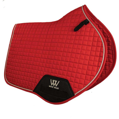 Woof Wear Colour Fusion Close Contact Saddlecloth #colour_royal-red