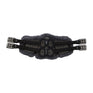 Stubben Equi-Soft® Saddle Girth with Cover - Black #colour_lambskin-anthracite-black