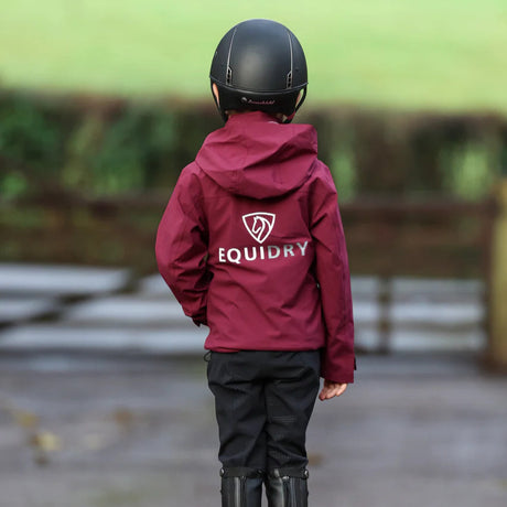 EQUIDRY Children's Nimbus Pack Away Jacket #colour_plum