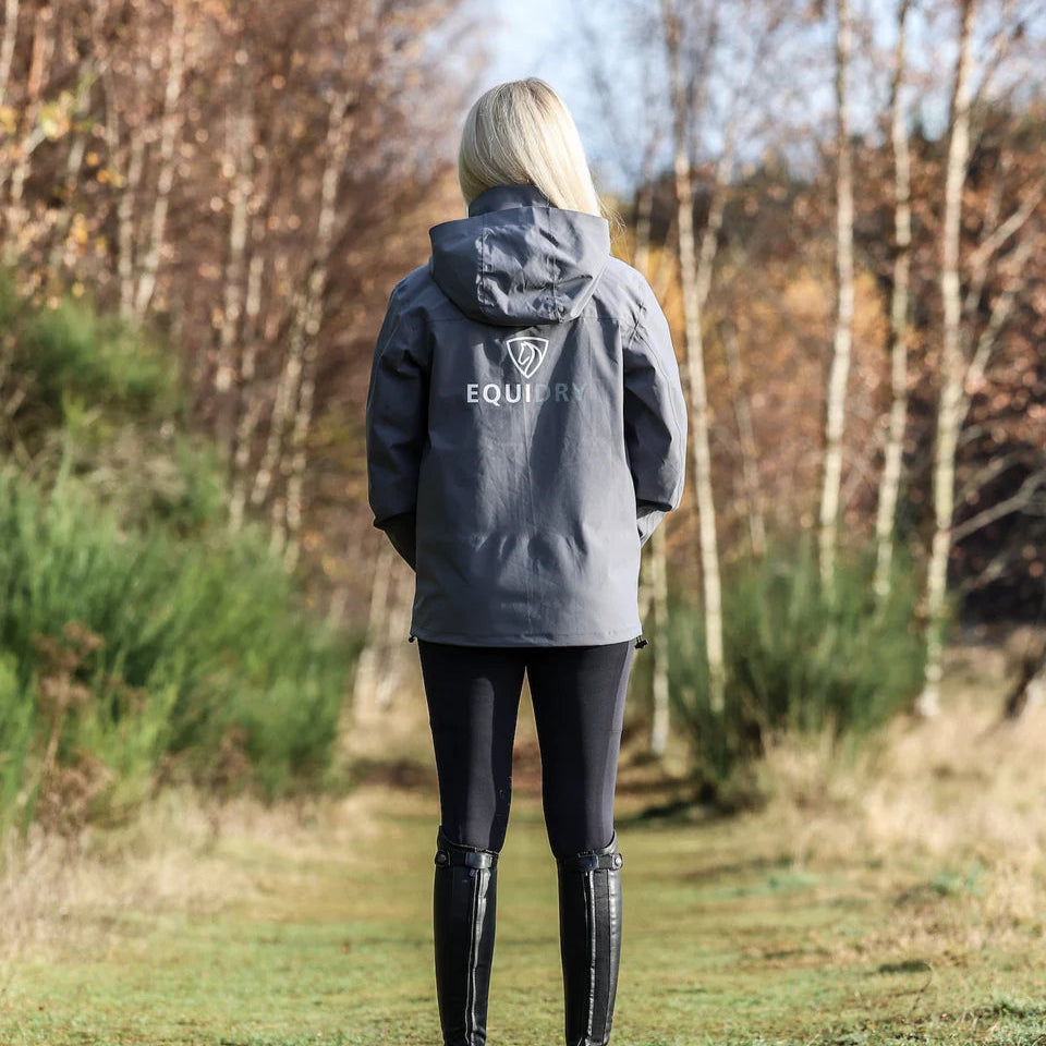 EQUIDRY Women's Nimbus Pack Away Jacket #colour_grey