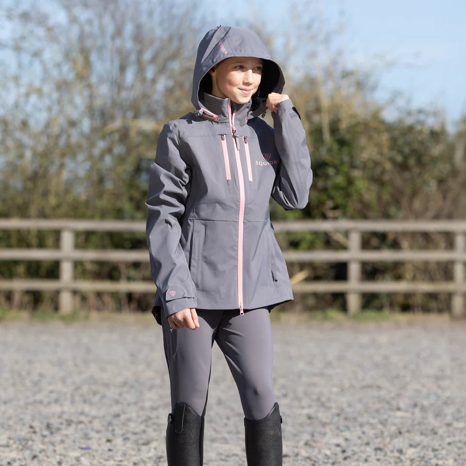 EQUIDRY Girl's Varsha Jacket  #colour_grey