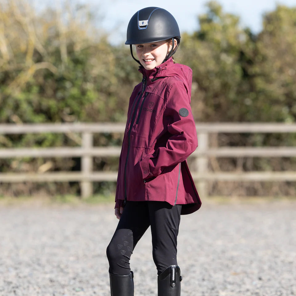 EQUIDRY Girl's Varsha Jacket  #colour_plum