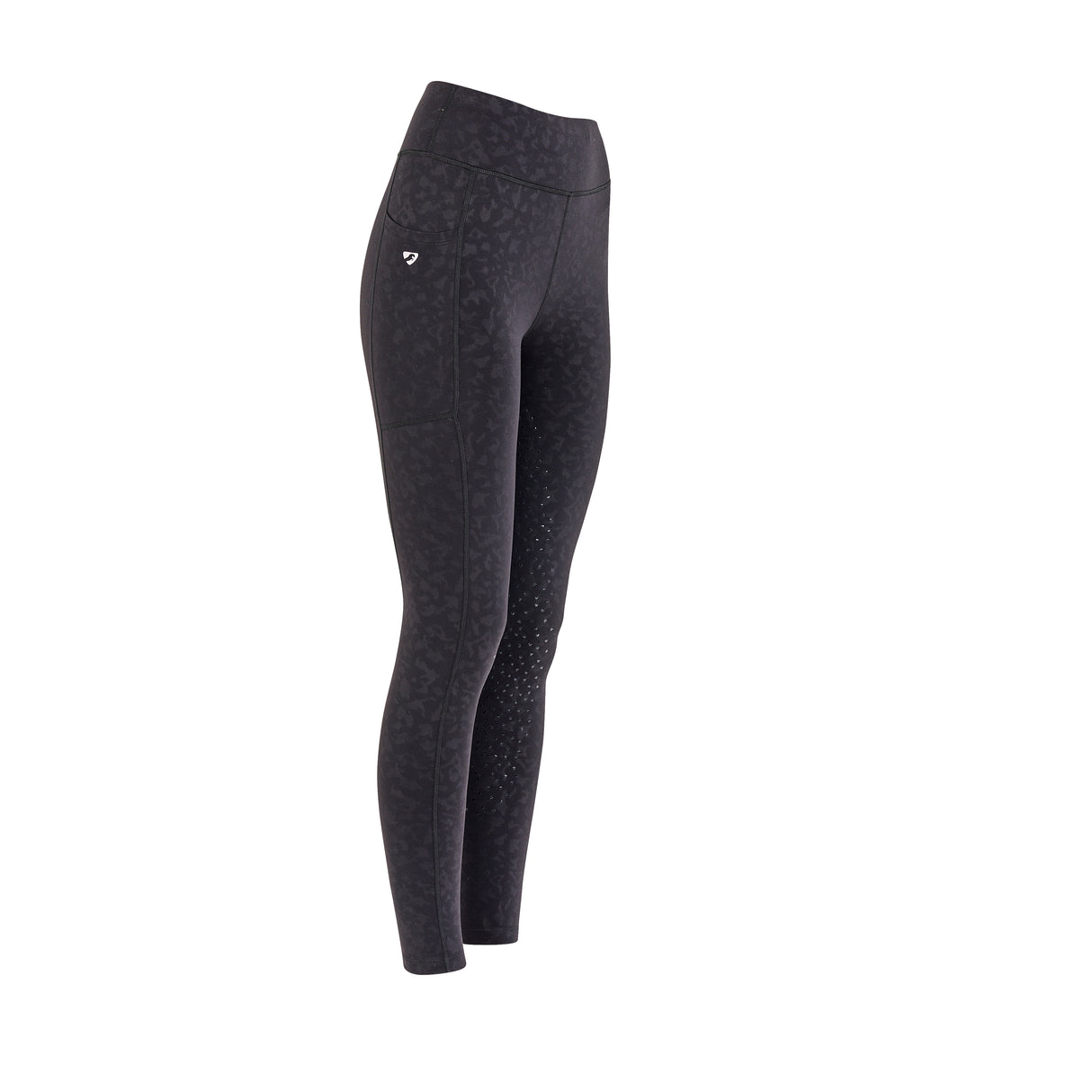 Shires Aubrion Ladies Non-Stop Riding Tights #colour_charcoal