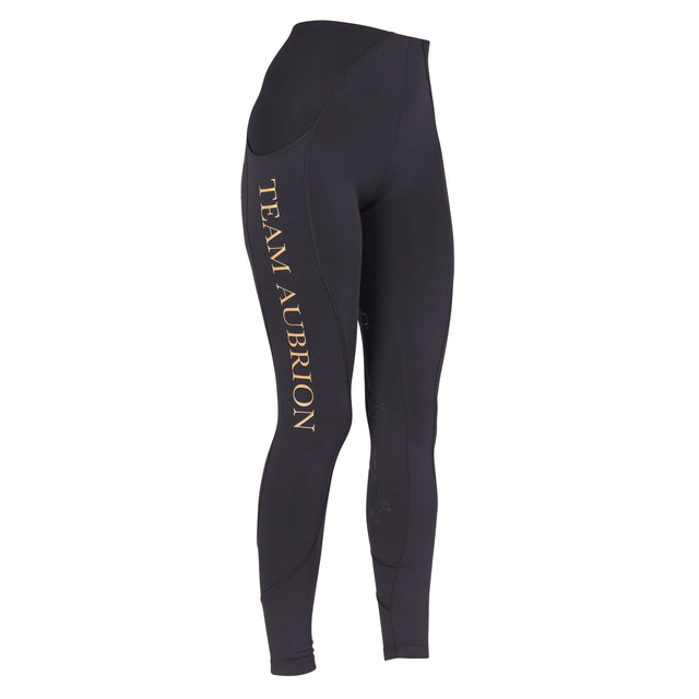 Shires Aubrion Ladies Team Riding Tights #colour_black