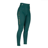 Shires Aubrion Team Winter Riding Tights #colour_green