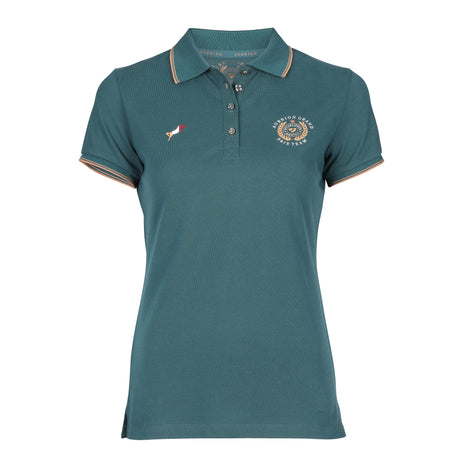 Shires Aubrion Team Young Rider Polo Shirt #colour_green