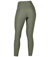 Weatherbeeta Ladies Thermal Riding Tights #colour_olive-night