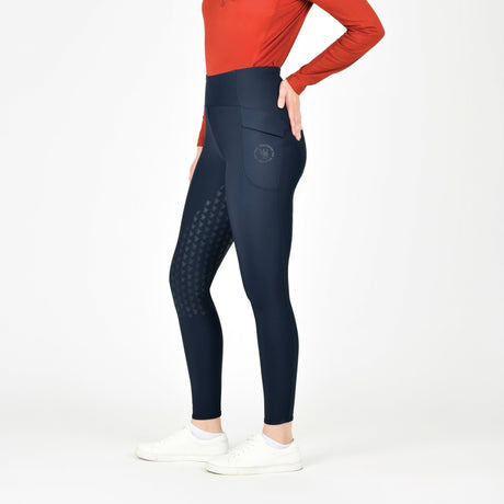 Weatherbeeta Ladies Thermal Riding Tights #colour_sky-captain