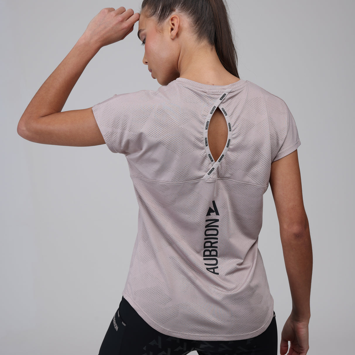 Shires Aubrion Ladies React Tech T-Shirt #colour_sand