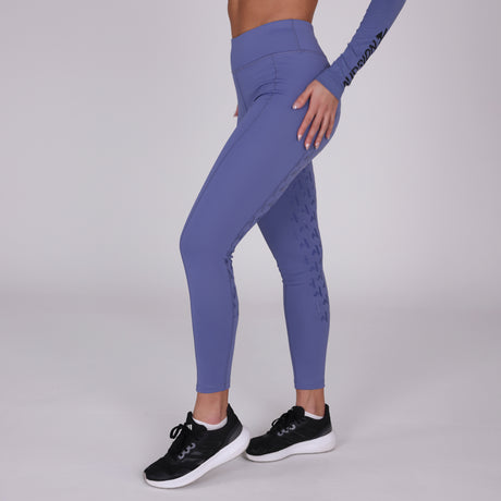 Shires Aubrion Ladies React Winter Riding Tights #colour_sky