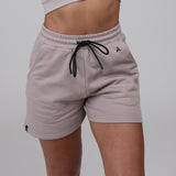 Shires Aubrion Ladies React Sweat Shorts #colour_sand