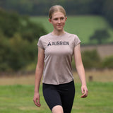 Shires Aubrion Young Rider React Tech T-Shirt #colour_sand