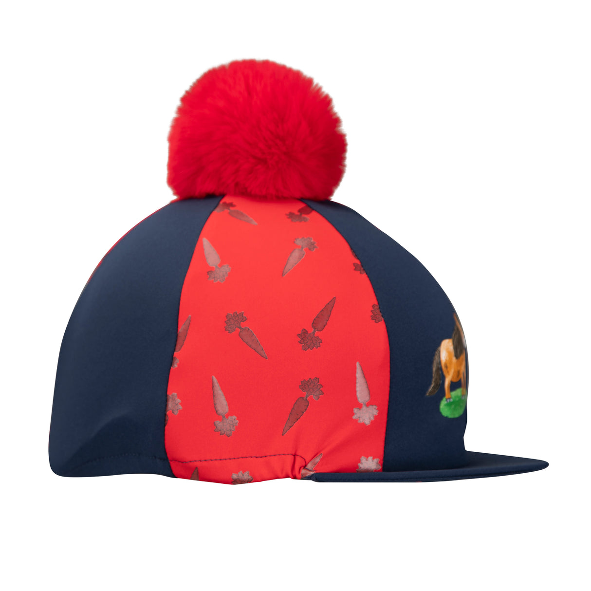 Shires Winnie & Me Hat Silk #colour_navy-red