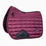 Shires ARMA Eltar Satin Saddlecloth #colour_black-cherry