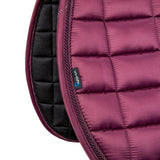 Shires ARMA Eltar Satin Saddlecloth #colour_black-cherry