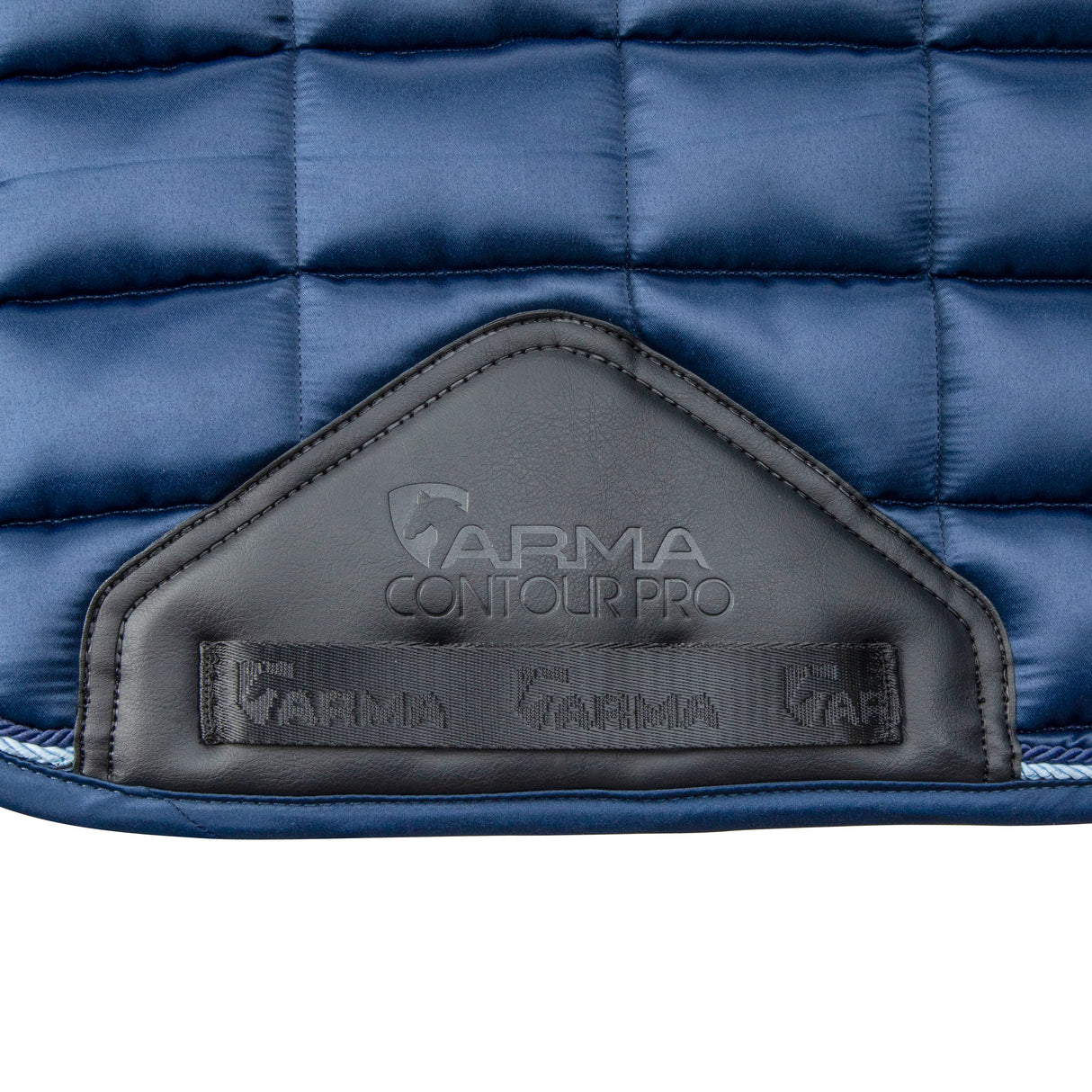 Shires ARMA Eltar Satin Saddlecloth #colour_navy