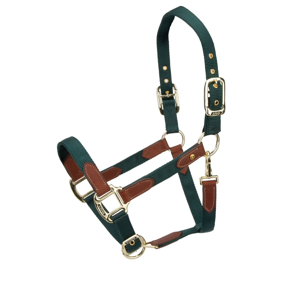 Shires ARMA Porto Headcollar #colour_green