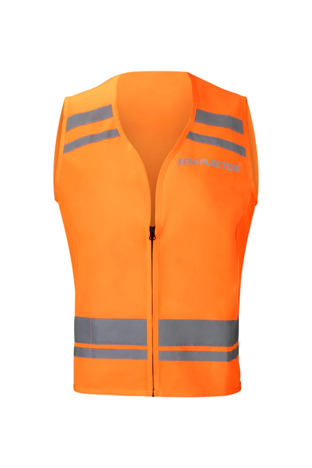 Shires EQUI-FLECTOR® Safety Vest #colour_orange