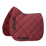 Shires ARMA Quilted Saddlecloth #colour_black-cherry
