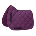 Shires ARMA Quilted Saddlecloth #colour_plum