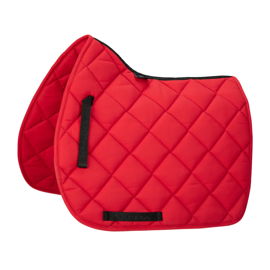 Shires ARMA Quilted Saddlecloth #colour_red