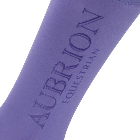 Shires Aubrion Equestrian Socks -Young Rider #colour_heather