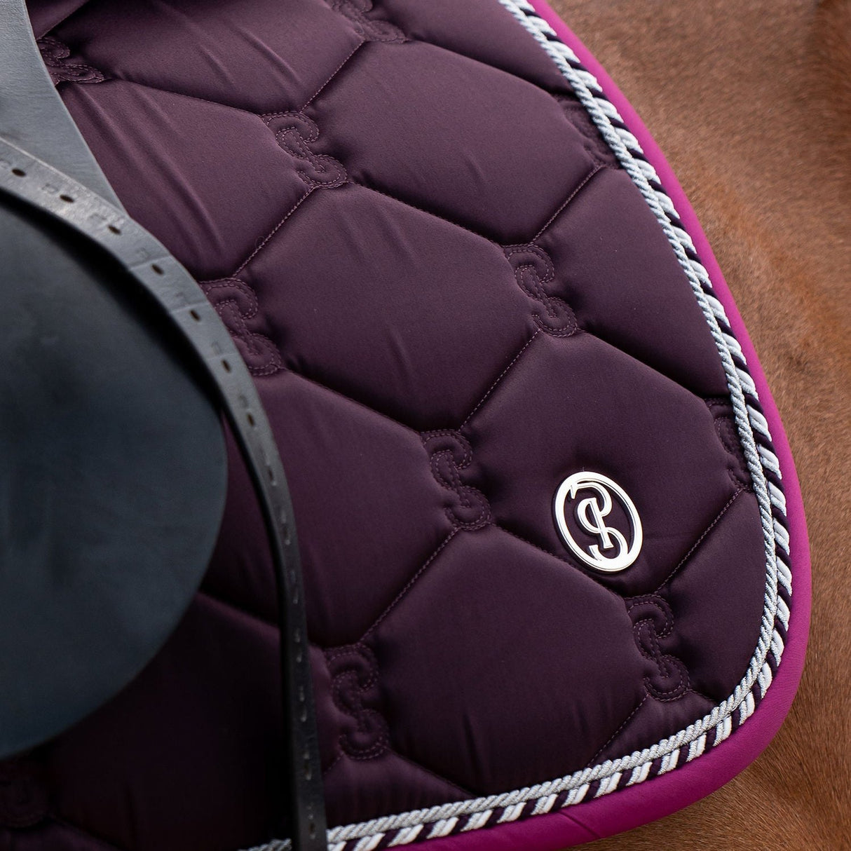 PS of Sweden Jump Signature Saddle Pad #colour_plum