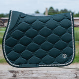 PS of Sweden Jump Signature Saddle Pad #colour_midnight-green