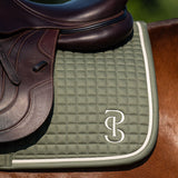 PS of Sweden Elite Jump Saddle Pad #colour_vintage-green