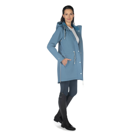 HKM Ladies Riding Jacket -Ohio- #colour_smokey-blue