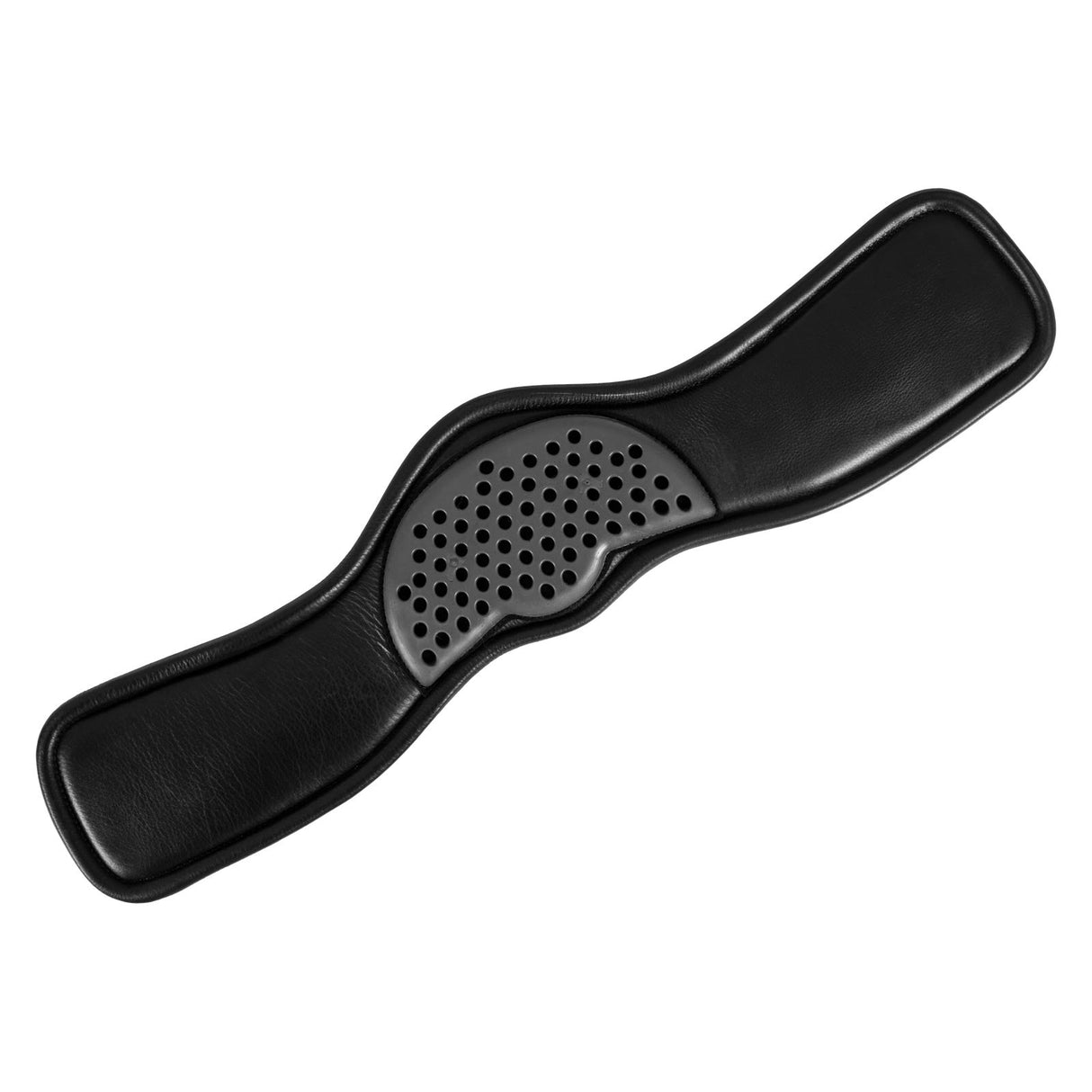 Acavallo Anatomical Dressage Girth Leather #colour_black