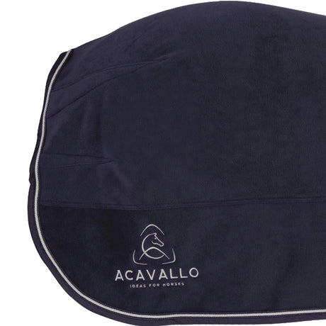 Acavallo Fleece Stable Rug 800G #colour_blue