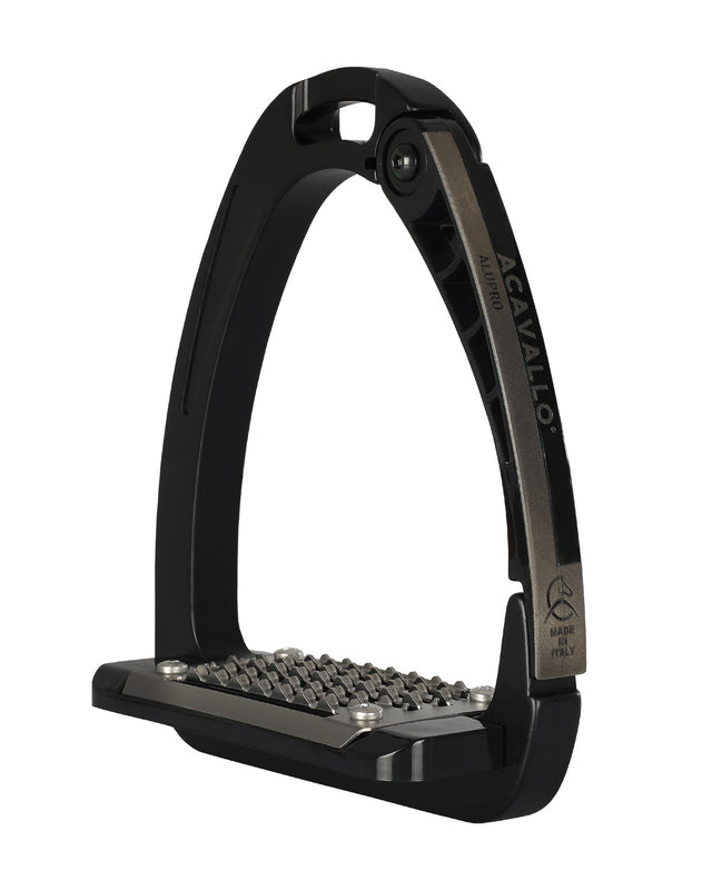 Acavallo Arena AluPro Stirrups #colour_black