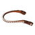 Acavallo Browband Calfskin & Oval Crystals #colour_cognac-transparent