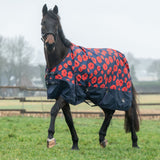 HKM 600D 300g Turnout Rug -Poppy- #colour_flower