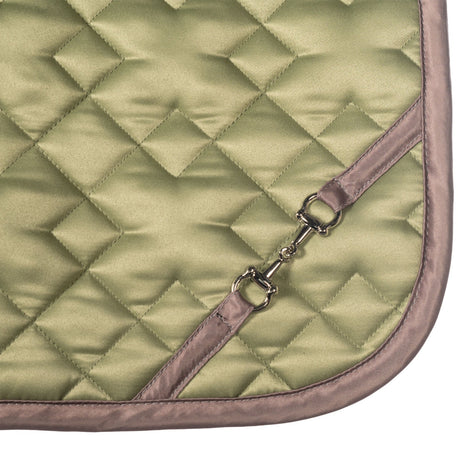 HKM Saddle Cloth -Golden Bit- #colour_jade-green