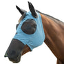 HKM Anti-Fly Mask -Elastic- with Nose #colour_smokey-blue