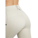 Montar MoGloria Caviar Tape Hybrid Pull-On Full Grip Riding Tights #colour_light-silver-grey