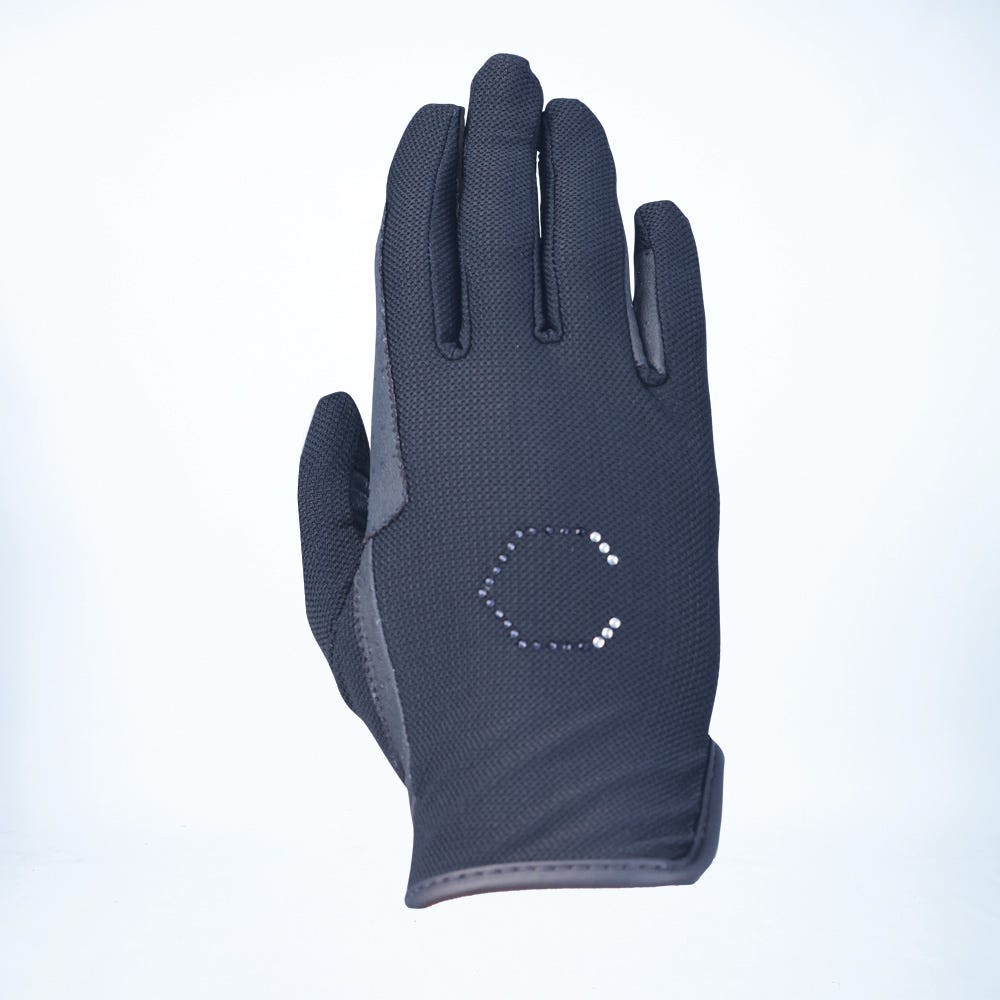 Coldstream Next Generation Children's Lintlaw CoolMesh Summer Riding Gloves #colour_navy