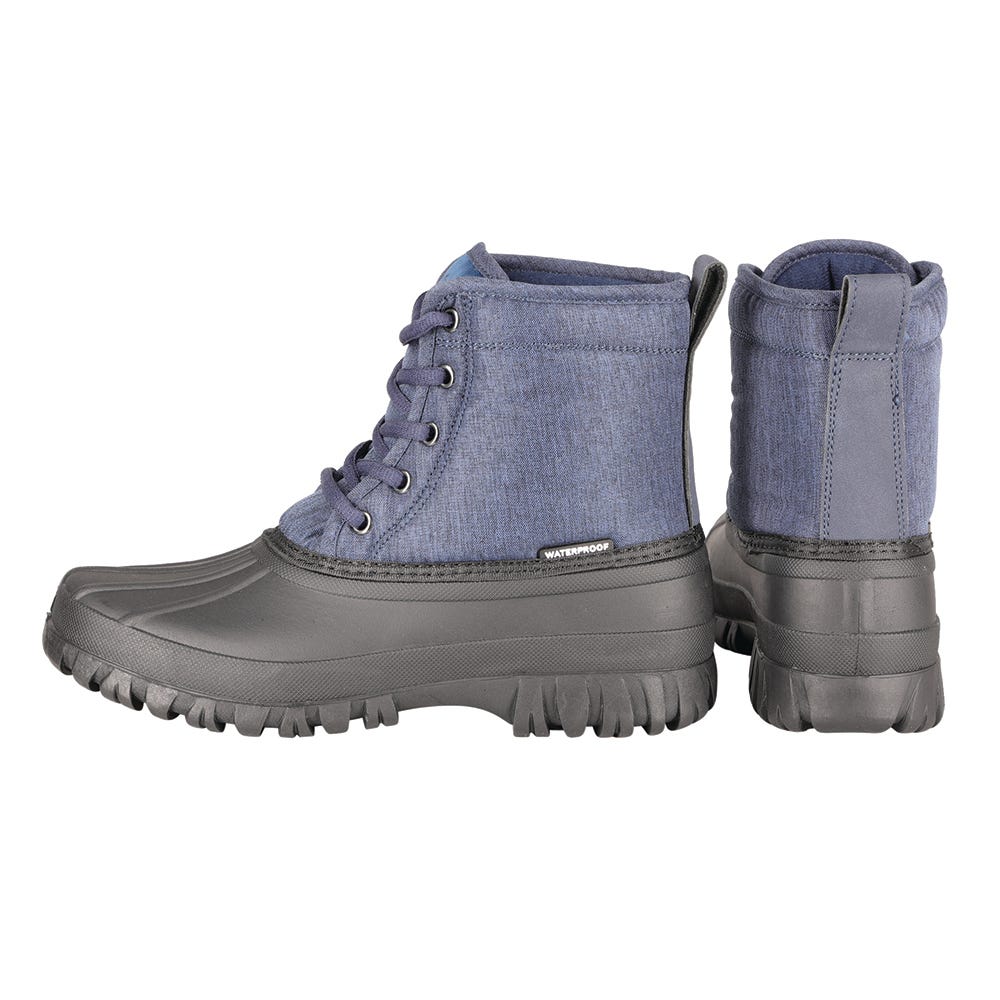 Hy Equestrian Oxspring Waterproof Muck Boots #colour_navy