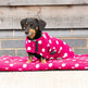 Supreme Products Dotty Fleece Dog Coat #colour_paradise-pink