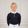 Coldstream Next Generation Long Sleeve Elrick Show Shirt #colour_navy