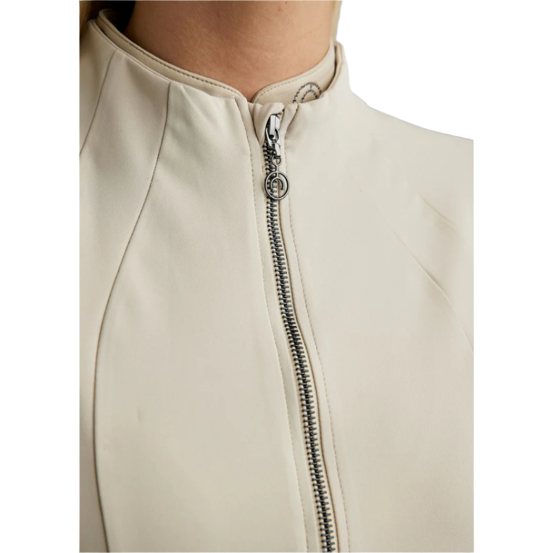 Montar MoGloria Full Zip Jacket Caviar Tape #colour_light-silver-grey