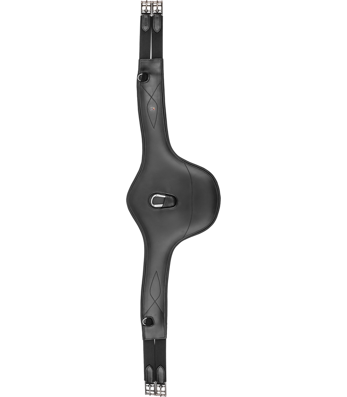 Waldhausen Leather Girth With Stud Guard #colour_black