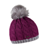 Sabbot Andrea Bobble Hat #colour_mulberry-grey