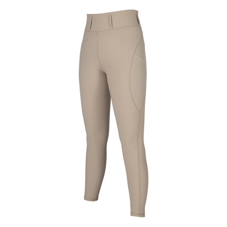 HKM Womens's Silicone Full Seat Riding Leggings -Jil High Waist- #colour_beige