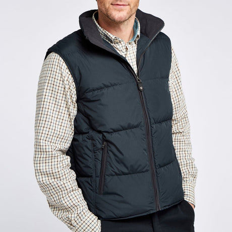 Dubarry Mens Graystown Down Gilet #Colour_navy